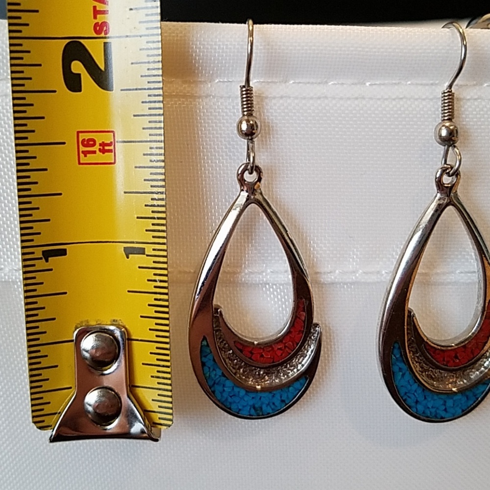Turquoise Earring & Ring set - Picture 2 of 5